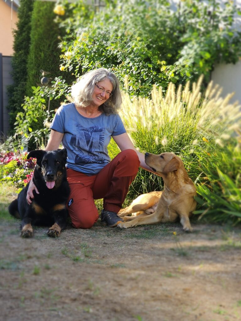 Anja Dosch mit ihrem Beauceron-Rüden Pachico